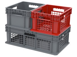 Injection Molded Container and Bins