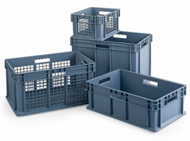 Injection Molded Container and Bins