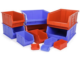 Injection Molded Container and Bins