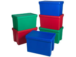 Injection Molded Container and Bins