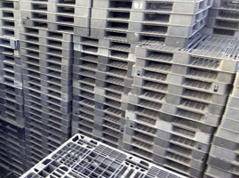 Injection Molded Pallet and Crate