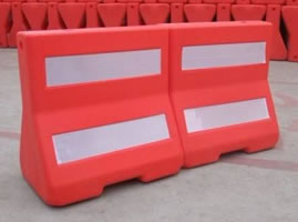 Rotomolded Traffic Barrier