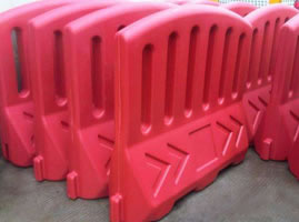 Rotomolded Traffic Barrier