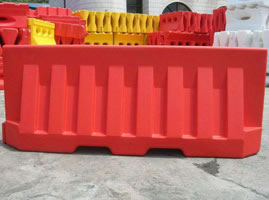 Rotomolded Traffic Barrier